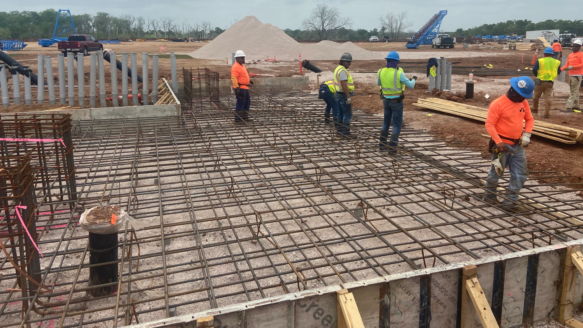 Tejas civil construction field work